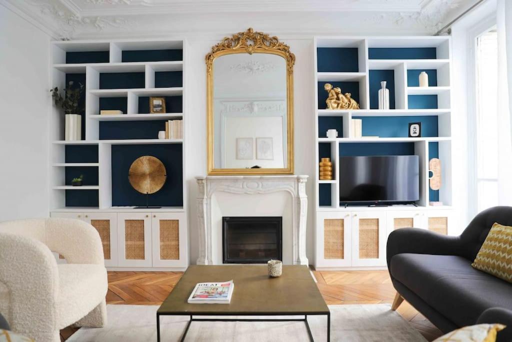 Apartamento Charming 3 Bedroom Haussmannien In 17th