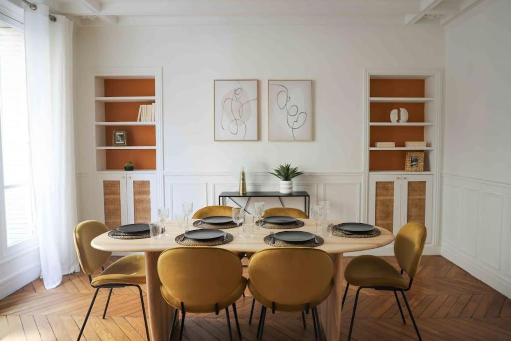 Apartamento Charming 3 Bedroom Haussmannien In 17th *