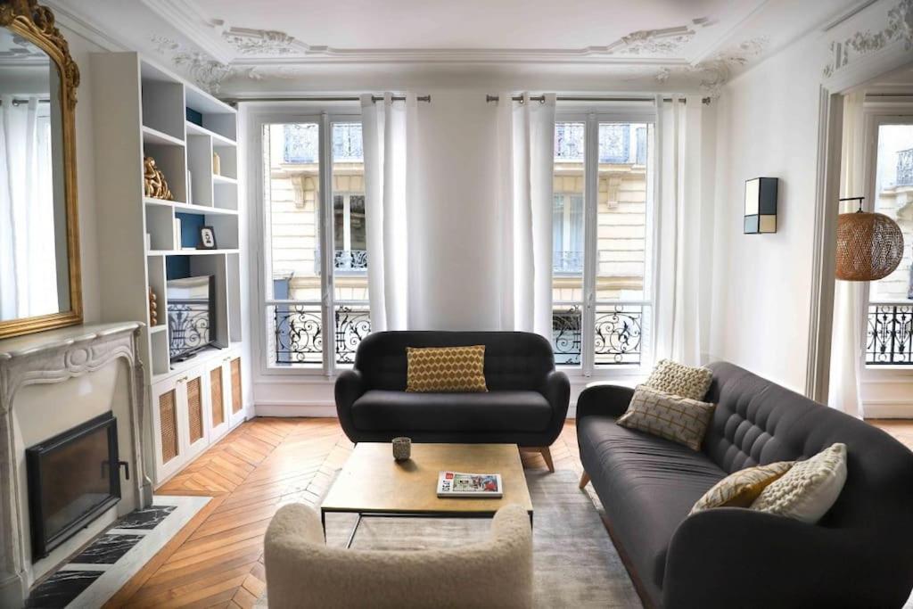 Apartamento Charming 3 Bedroom Haussmannien In 17th *